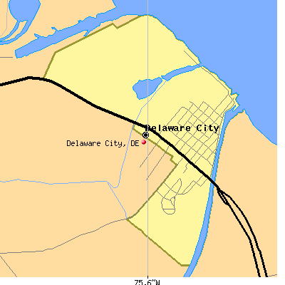 Delaware City map