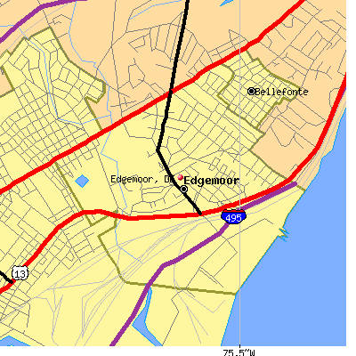 Edgemoor map