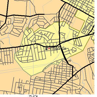 Elsmere map