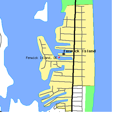 Fenwick Island map