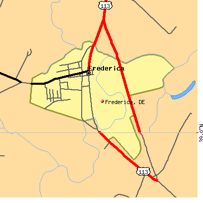 Frederica map