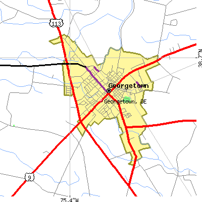 Georgetown map