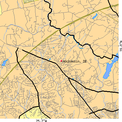 Hockessin map