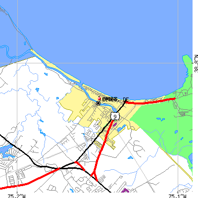Lewes map