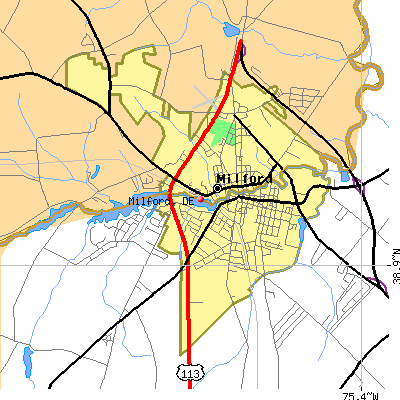Milford map