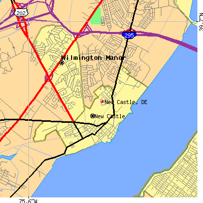 New Castle map