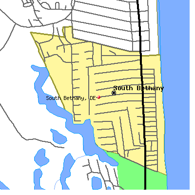 South Bethany map