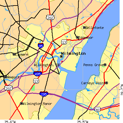 Wilmington map