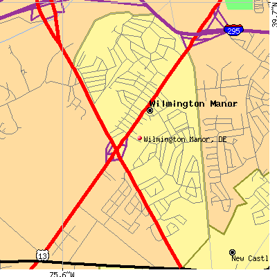 Wilmington Manor map