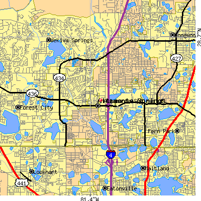Altamonte Springs map