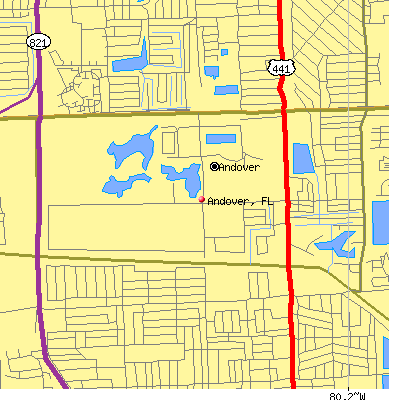 Andover map