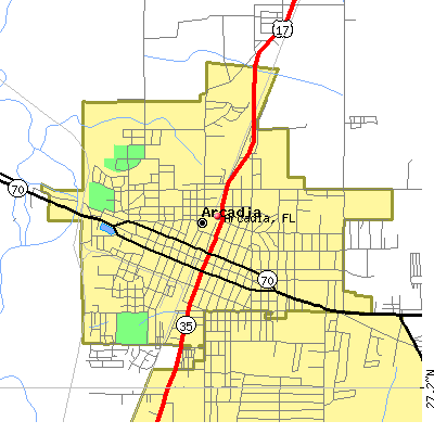 Arcadia map