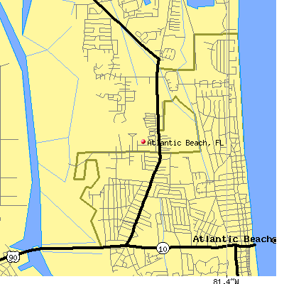Atlantic Beach map