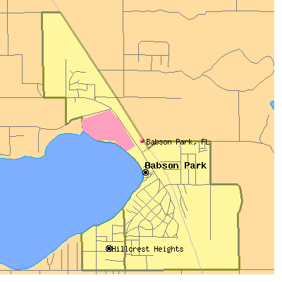 Babson Park map