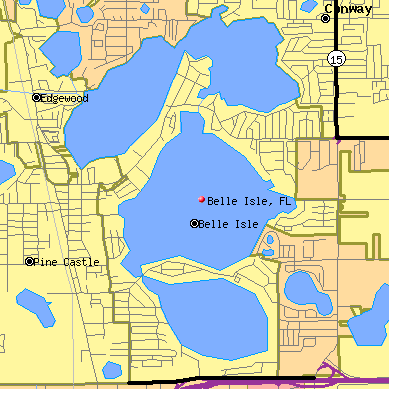 Belle Isle map