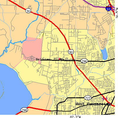 Bellview map