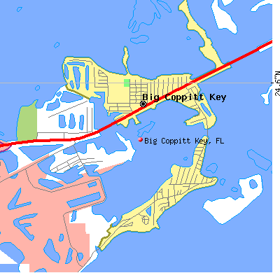Big Coppitt Key map
