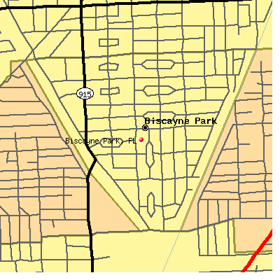 Biscayne Park map