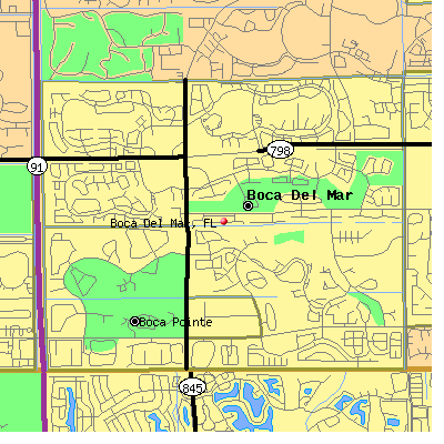 Boca Del Mar map