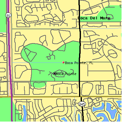 Boca Pointe map