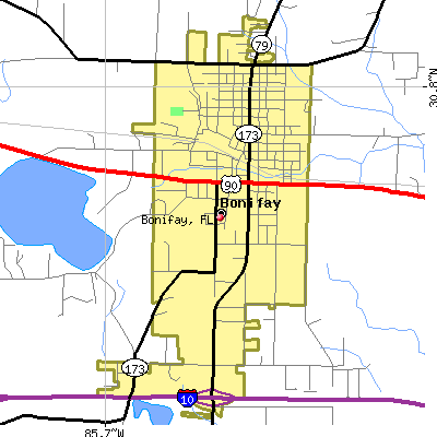 Bonifay map
