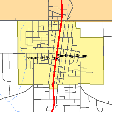 Bowling Green map