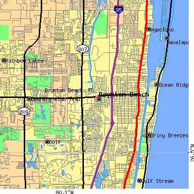 Boynton Beach map