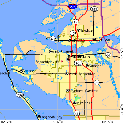 Bradenton map