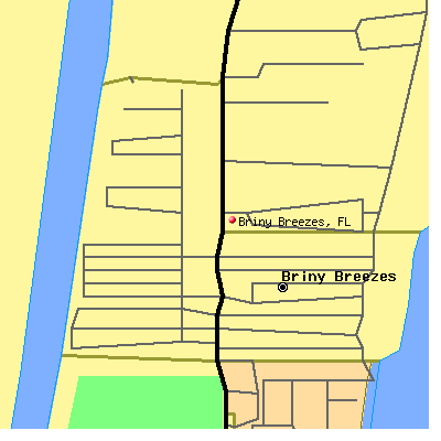 Briny Breezes map