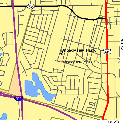 Broadview Park map