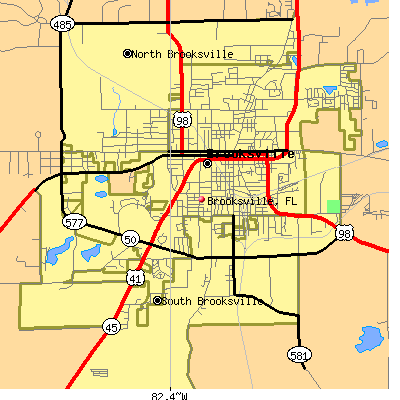 Brooksville map