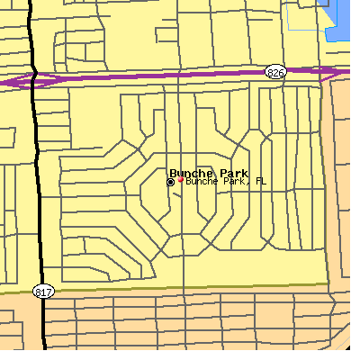 Bunche Park map
