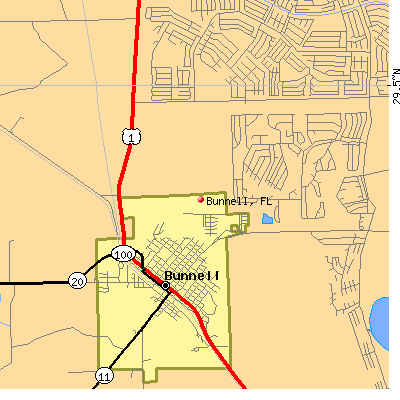 Bunnell map