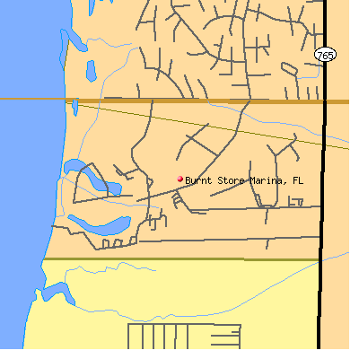 Burnt Store Marina map