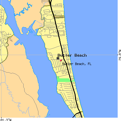 Butler Beach map