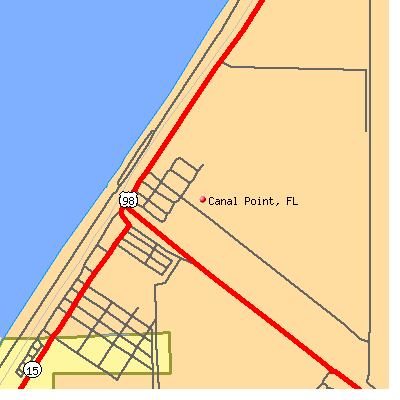 Canal Point map