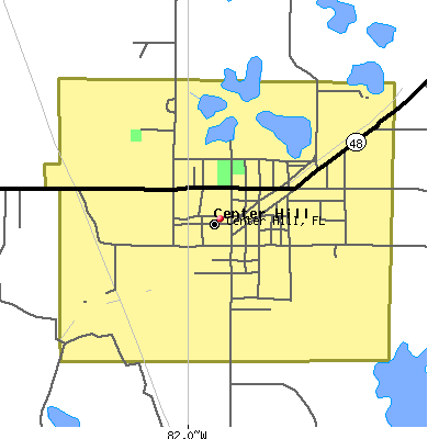 Center Hill map
