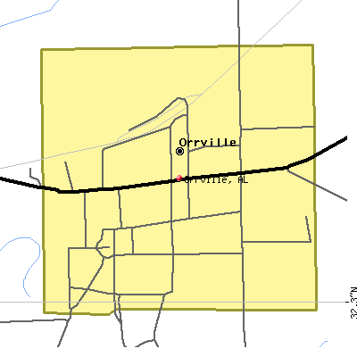 Orrville map