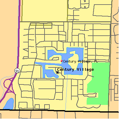 Century Village map