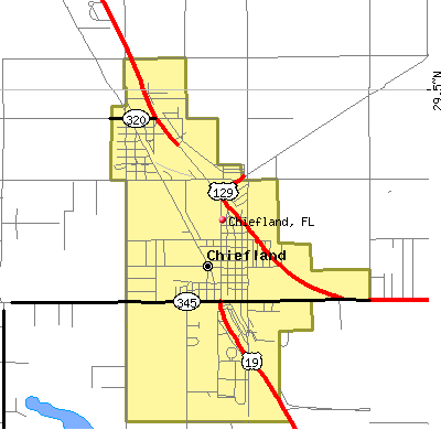 Chiefland map