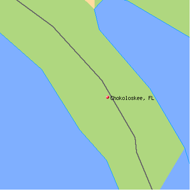 Chokoloskee map