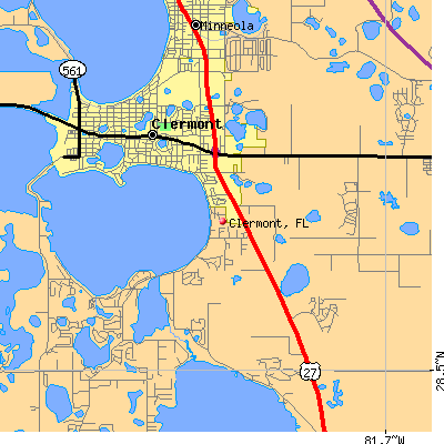 Clermont map