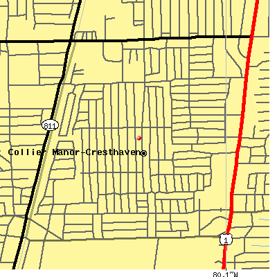 Collier Manor-Cresthaven map