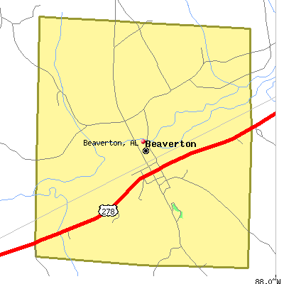 Beaverton map