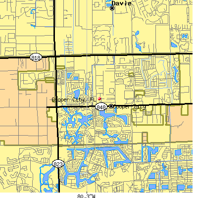 Cooper City map