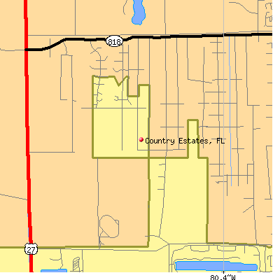 Country Estates map