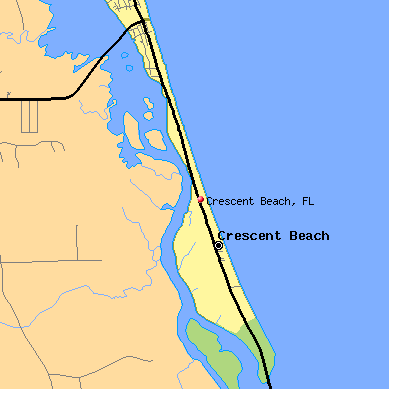 Crescent Beach map