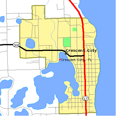Crescent City map