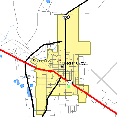 Cross City map