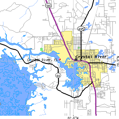Crystal River map